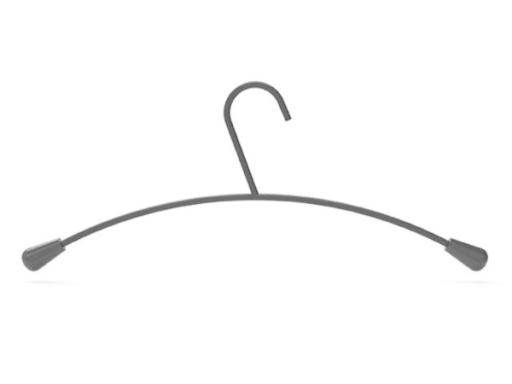 Kleiderbügel 46x19cm schwarz Metall, 5 St./Pack