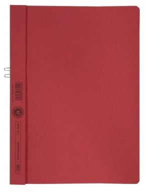 Klemmappen Manilakarton 250g/qm, A4, rot, für 10 Blatt