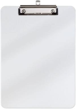 Klemmbrett A4 glasklar # 23405 Plattenstärke 3mm, 228x315x15mm