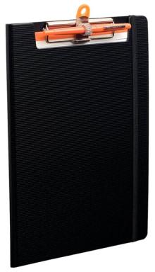 Klemmbrett Exaboard, A4, schwarz Polypropylen, 400g/qm, 23,5x33,5cm