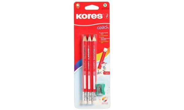 Image Kores_Bleistift_COACH_dreieckig_H_rtegrad_img3_4397865.jpg Image