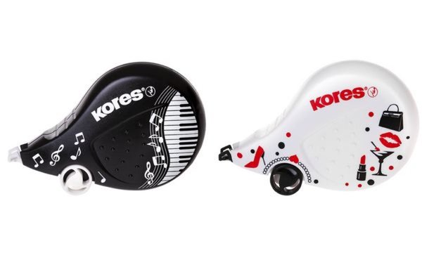 Kores Einweg-Korrekturroller BLACK & WHITE (5684972)