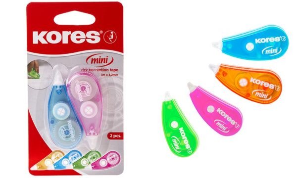 Kores Einweg-Korrekturroller MINI , 5 mm x 5 m, Blister (5684121)
