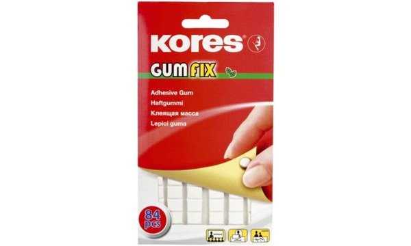 Kores Haftgummi GUMFIX, vorgestan zte Klebepads (5031301)