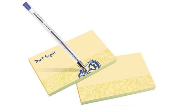 Kores Haftnotizen Mandala Notes, 125 x 75 mm, gelb (5648250)