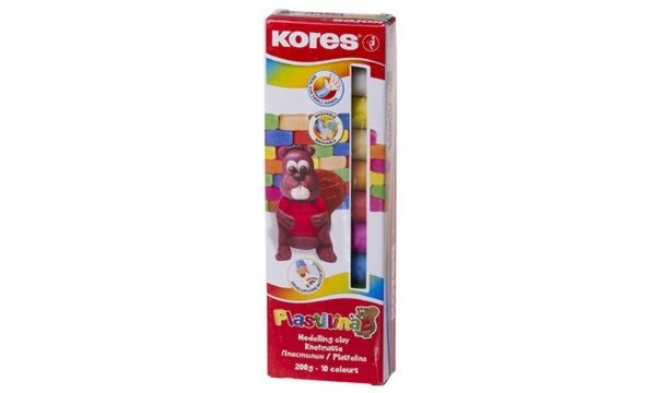 Image Kores_Kinderknete_PLASTILINA_10_Farben_in_img3_4388552.jpg Image