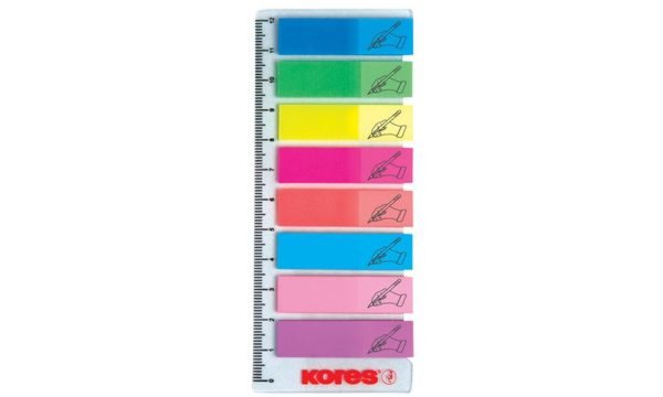 Kores Pagemarker Sign Here- Folie , 12 x 45 mm, 8x 25 Blatt (5645125)