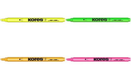 Kores Textmarker-Pen, Keilspitze: 0 ,5 - 3,5 mm, pink (5636202)