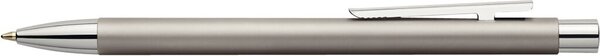 Kugelschreiber NEO Slim Edelstahl matt, mit gefedertem Clip,