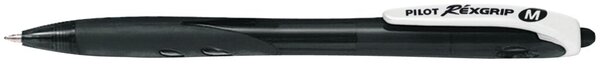 Kugelschreiber RexGrip M schwarz Begreen, Strichstärke 0,4 mm