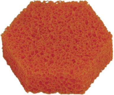 Ersatzschwamm für Markenanfeuchter, Naturkautschuk, 85 mm, orange