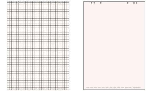 LANDRÉ Flip-Chart-Block, 20 Blatt, blanko, 680 x 990 mm (5400030)