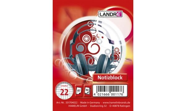 Image LANDR_Spiralnotizblock_DIN_A7_40_Blatt_img1_4388825.jpg Image