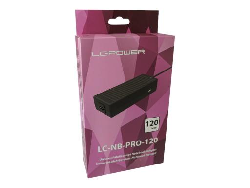 LC-POWER Netzteil NB LC-POWER Notebook-Netzteil LC-NB-PRO-120 120W
