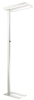 LED-Stehleuchte, weiß, aus Aluminium dimmbar, 230 V, 336 LEDs, 80 W