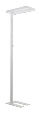 LED-Stehleuchte, weiß, dimmbar, Tageslichtsensor, 230 V, 336 LEDs,