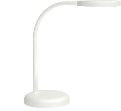 LED-Tischleuchte MAULjoy weiß matte Oberfläche, warmweiß
