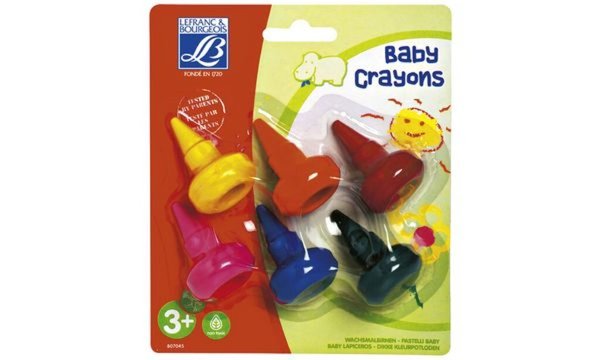 LEFRANC & BOURGEOIS Wachsmalbirnen, 6er-Etui, ergonomisch (81700035)