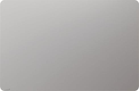 Glasboard matte 100 x 150 cm runde Ecken, Warm Grey, matte Oberfläche