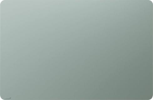 Glasboard matte 100 x 150 cm runde Ecken, Sage Green, matte Oberfläche