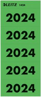 LEITZ Ordner-Inhaltsschild "Jahreszahl 2024", grün