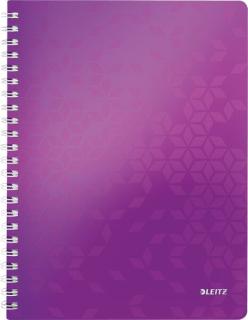 Collegeblock WOW A4 PP-Einband liniert, violett