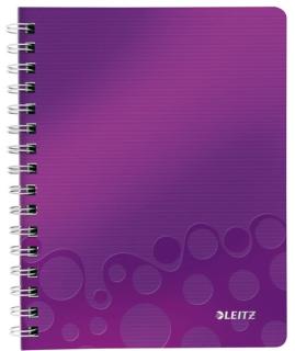 Collegeblock WOW A5 PP-Einband liniert, violett metallic