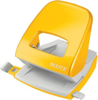 Locher WOW gelb, Stanzleistung 30 Blatt 2,5 mm, Anschlagschiene A4