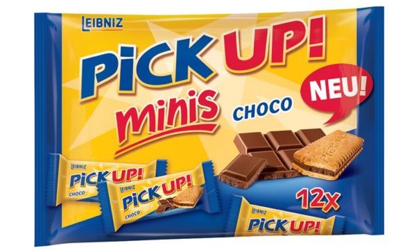 LEIBNIZ Keksriegel PiCK UP! Choco minis, Beutel (9507070)