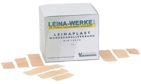 LEINAPLAST Pflaster 1 m x 8 cm, ela stisch, hautfarben (8970052)