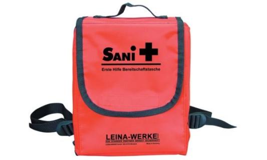 LEINA Erste-Hilfe-Bereitschaftstasc he SANI, 26-teilig, rot (8923000)