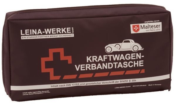 LEINA KFZ-Verbandtasche Elegance, I nhalt DIN 13164, schwarz (89111061)