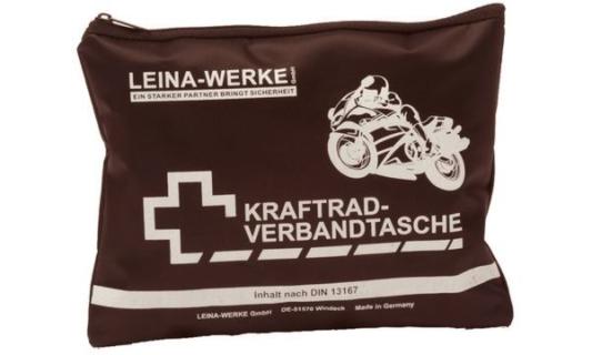 LEINA Kraftrad-Verbandtasche, Inhal t DIN 13167, schwarz (89170101)
