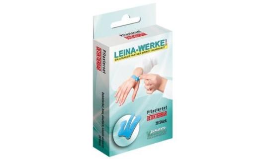 LEINA Pflaster-Set Detektierbar, 20-teilig, blau (8975404)