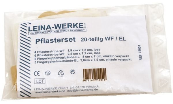LEINA Pflasterset 120-teilig, elast isch/wasserfest, hautfarb (8975002)