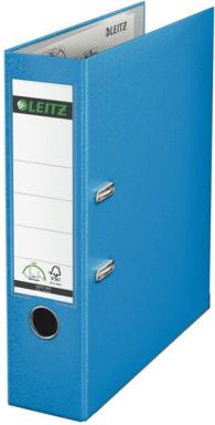 LEITZ 180 Grad Ordner, DIN A4, 80 mm, hellblau farbiger Einband aus Pappe, mit 
