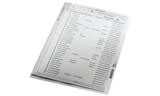 LEITZ 40050003 - 150 x 210 mm (A5) - Transparent - Polypropylene (PP) - Porträt