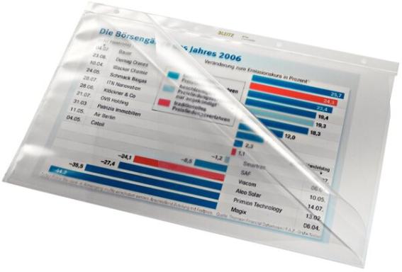 LEITZ 47440000 PVC Transparent Aktendeckel (4744-0000)