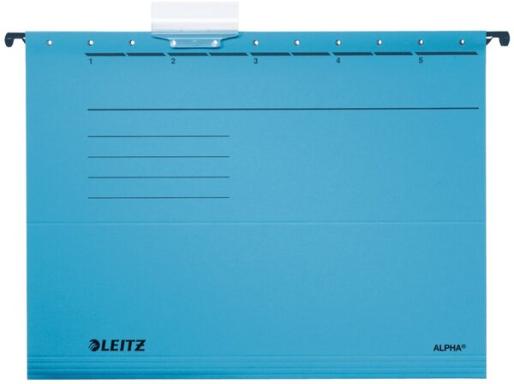 LEITZ ALPHA Hängemappe, A4, seitlich offen, blau - für den Markt: D / L / A / C