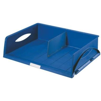 LEITZ Ablagekorb Sorty Jumbo, DIN A3/C3, blau aus Kunststoff, für Überbreiten b