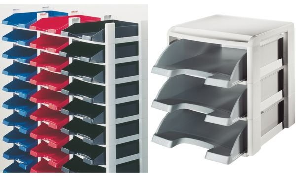 LEITZ Briefkorb-Set - Schwarz - A4 - Brief - 285 x 315 x 355 mm (5327-00-95)