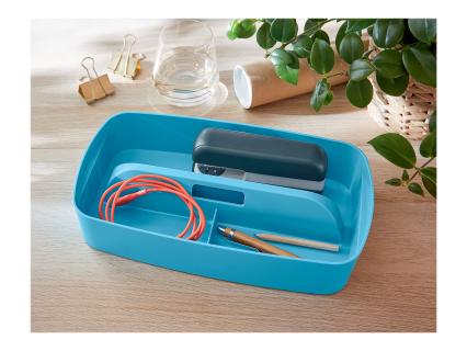 LEITZ Einsatz für Aufbewahrungsbox My Box Cosy, DIN A5, blau aus Kunststoff, BP