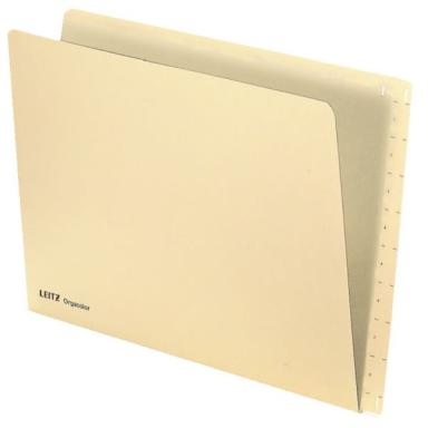 LEITZ Einstellmappe Orgacolor, A4, mit Tab, chamois - für den Markt: D - L - A 