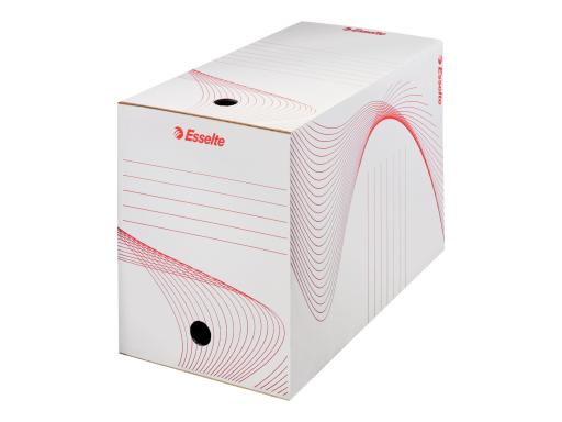 LEITZ Esselte Archiv-Box, aus weißem starrem Karton Maße: 240 x 320 x 200 mm (1