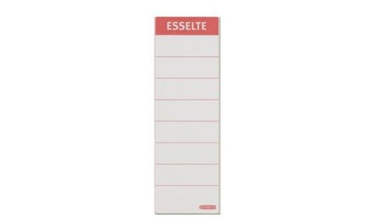 LEITZ Esselte Ordnerrücken-Etikett, 60 x 190 mm, lang, breit, weiß passend für 