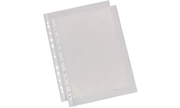 LEITZ Esselte Prospekthülle Economy, DIN A4, PP, glasklar, 0,04 mm oben offen, 
