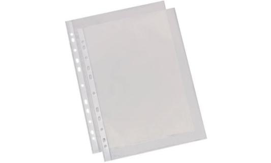 LEITZ Esselte Prospekthülle Economy, DIN A5, PP, genarbt, 0,05 mm oben offen, f