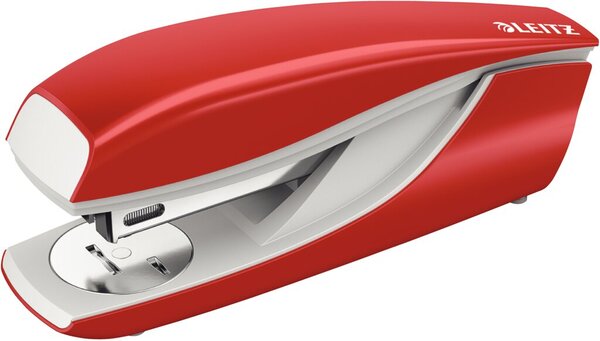 LEITZ Heftgerät Nexxt 5502, Heftleistung: 30 Blatt, rot Einlegetiefe: 65 mm, fü