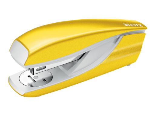 LEITZ Heftgerät Nexxt WOW 5502, gelb, im Karton Heftleistung: 30 Blatt, Einlege
