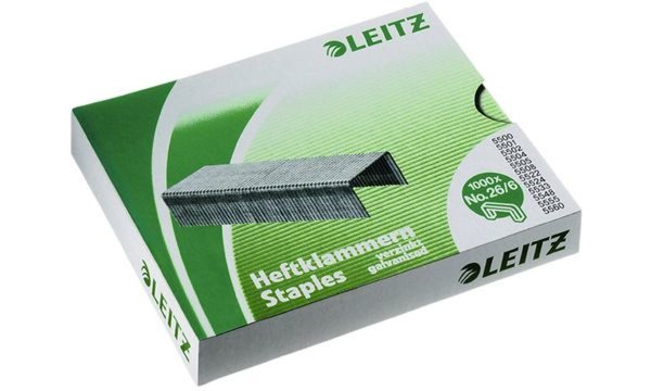LEITZ Heftklammern 26/6 30 Blatt P3 (5572-10-00)